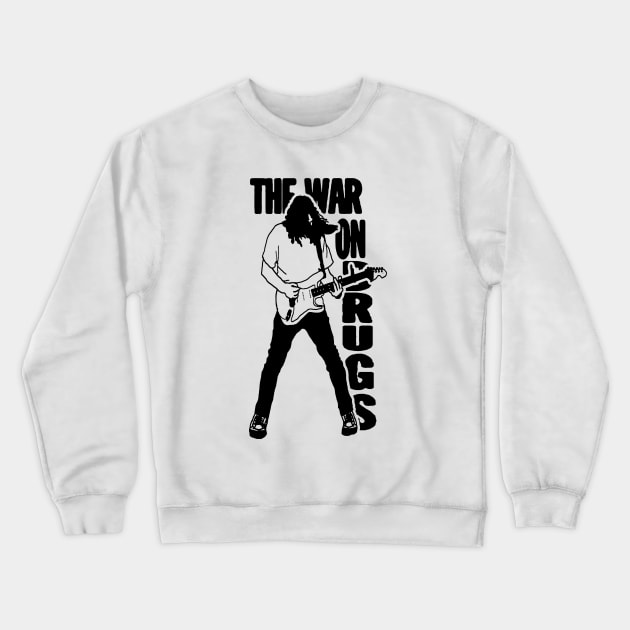 black The War On Drugs Band Crewneck Sweatshirt by SEKALICE